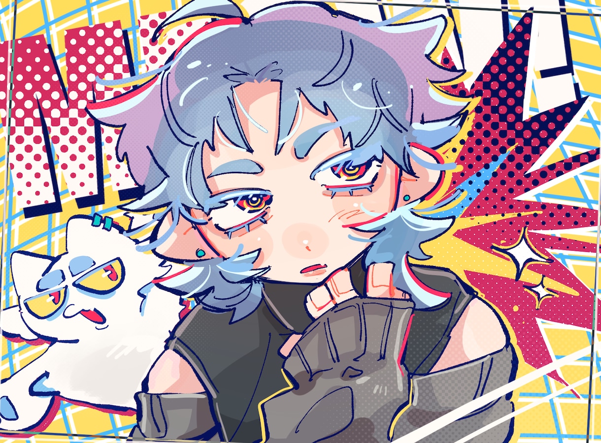 ポップで鮮やかなイラストを描きます 動画配信用のサムネイル･MV･グッズなどに！ イメージ3