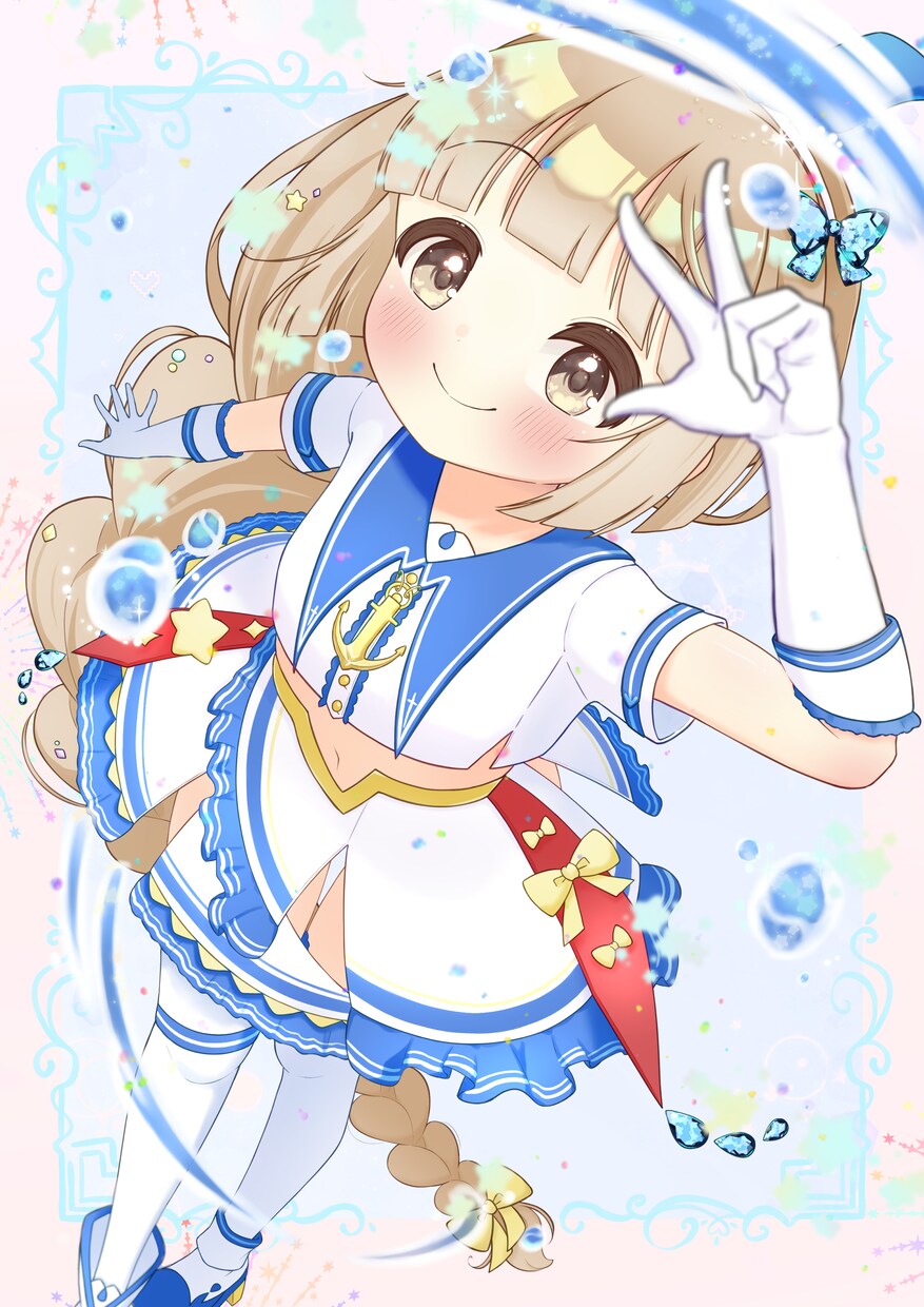 ゆめかわな女の子やアイドルのような女の子を描きます 二次利用料込み！ミニキャラは小物2つまで無料！ イメージ9