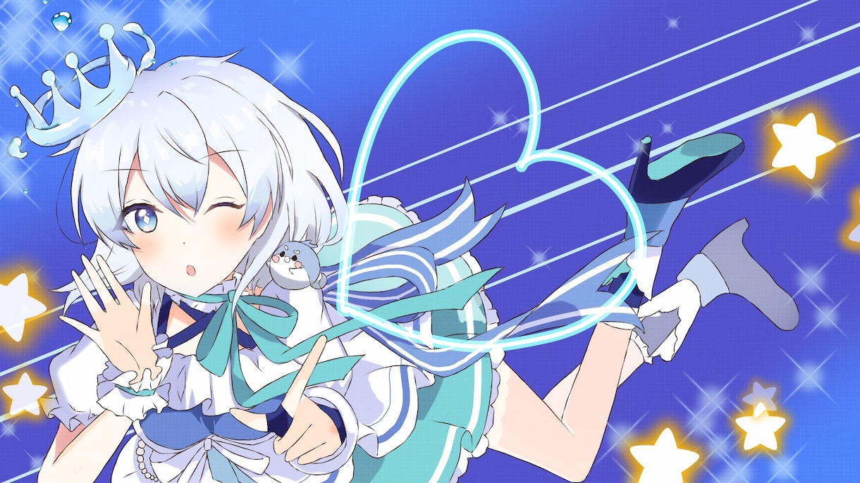 SNS用アイコン等可愛いイラストをお描きします 歌い手さんのお手伝いをいたします！キャス画等…… イメージ2