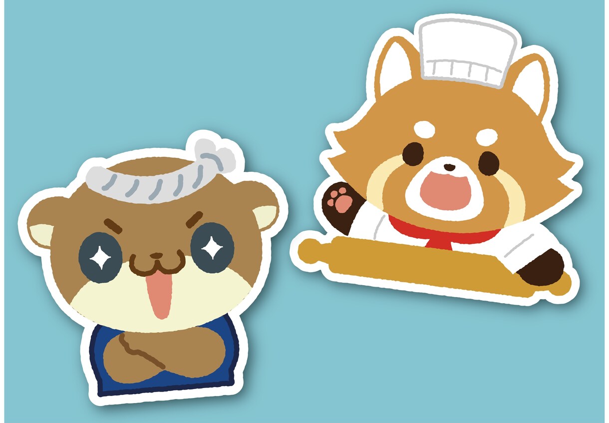 絵本風の可愛いデフォルメのキャラクターを描きます 商用利用OK！AI納品対応！人や動物、オリジナルキャラなど イメージ6