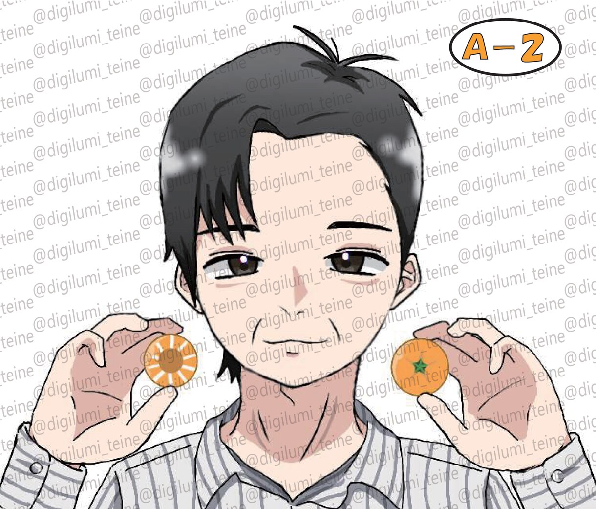 似顔絵イラスト（実写版）描きます 組合せ自由！　お好きな仕上がりを購入可能！ イメージ3