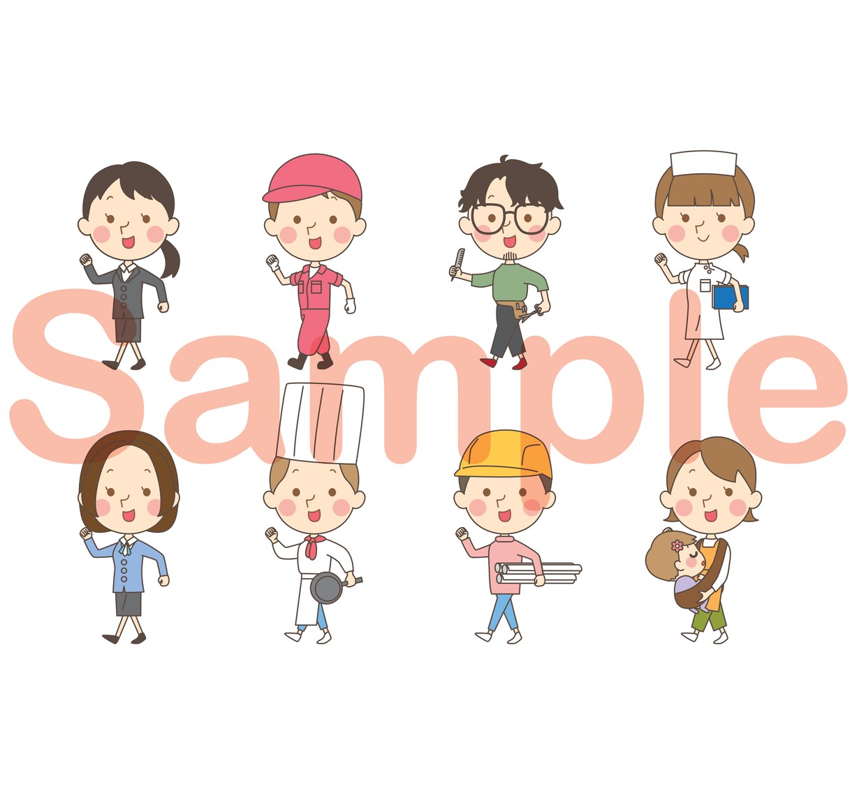 商用OK！ベクターでちょっとしたイラスト描きます 手描きイラストをデータ化／広告媒体に挿絵が欲しい時など イメージ3