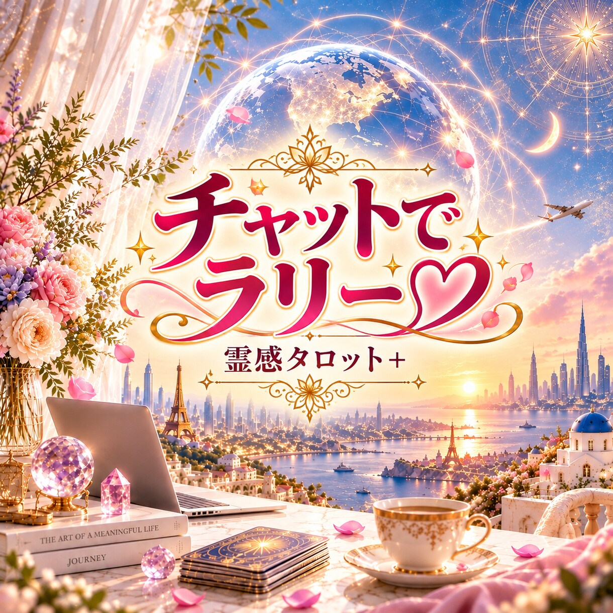 聞きたいこと全部♡霊感タロット+✨じっくり占います 一方通行の鑑定じゃない！チャットでラリー！深掘りしていくよ♡ イメージ1