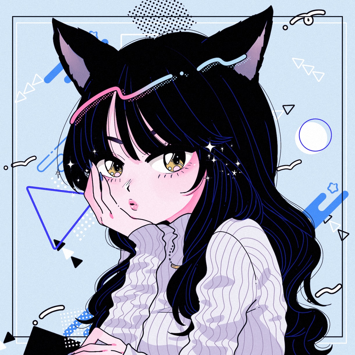 80~90年代風イラスト・アイコン制作します 80年代・90年代風のレトロ・ニューレトロなポップなイラスト イメージ9