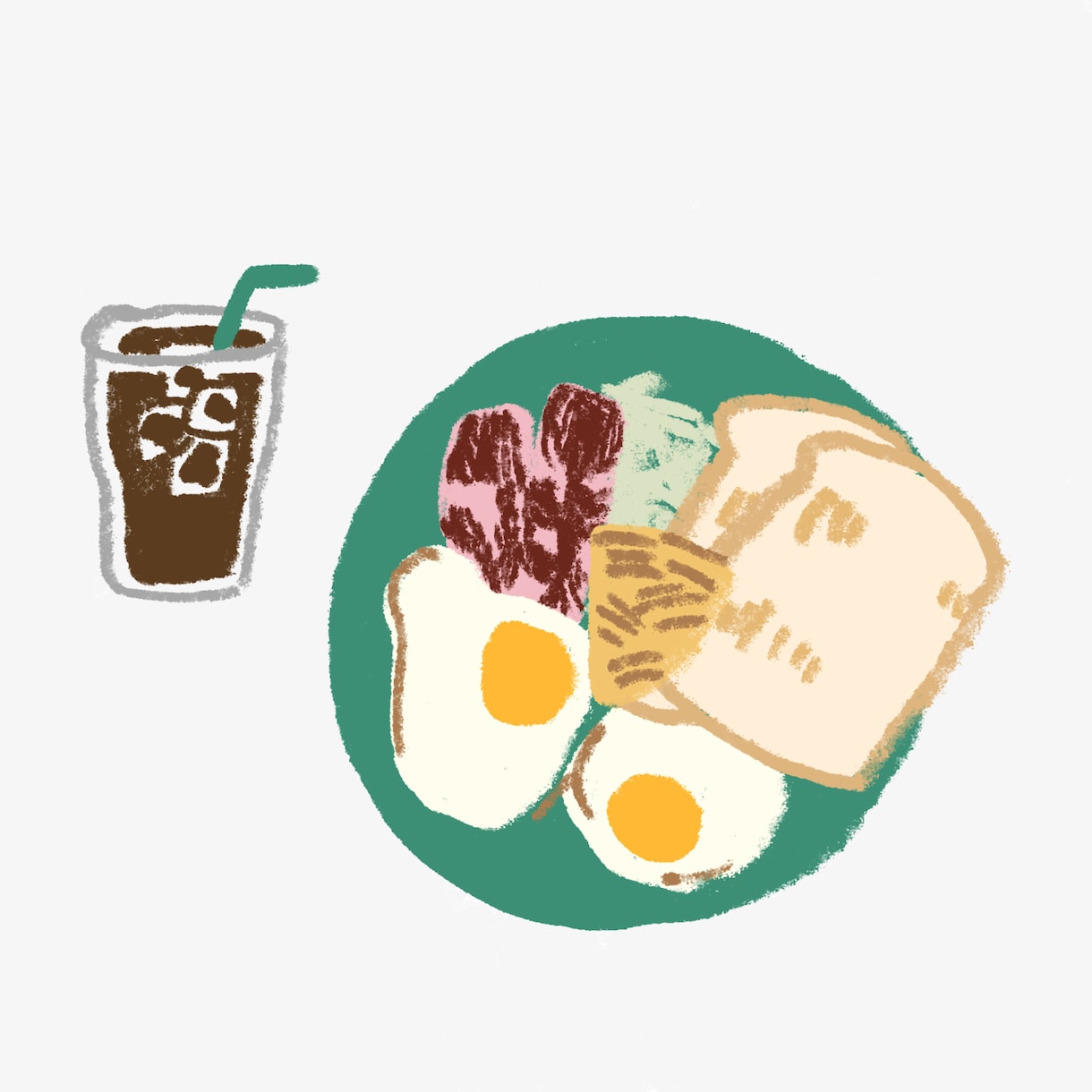 シンプルな食べ物のイラストを描きます 挿絵やパッケージ用ミニイラストをお探しの方へ イメージ5
