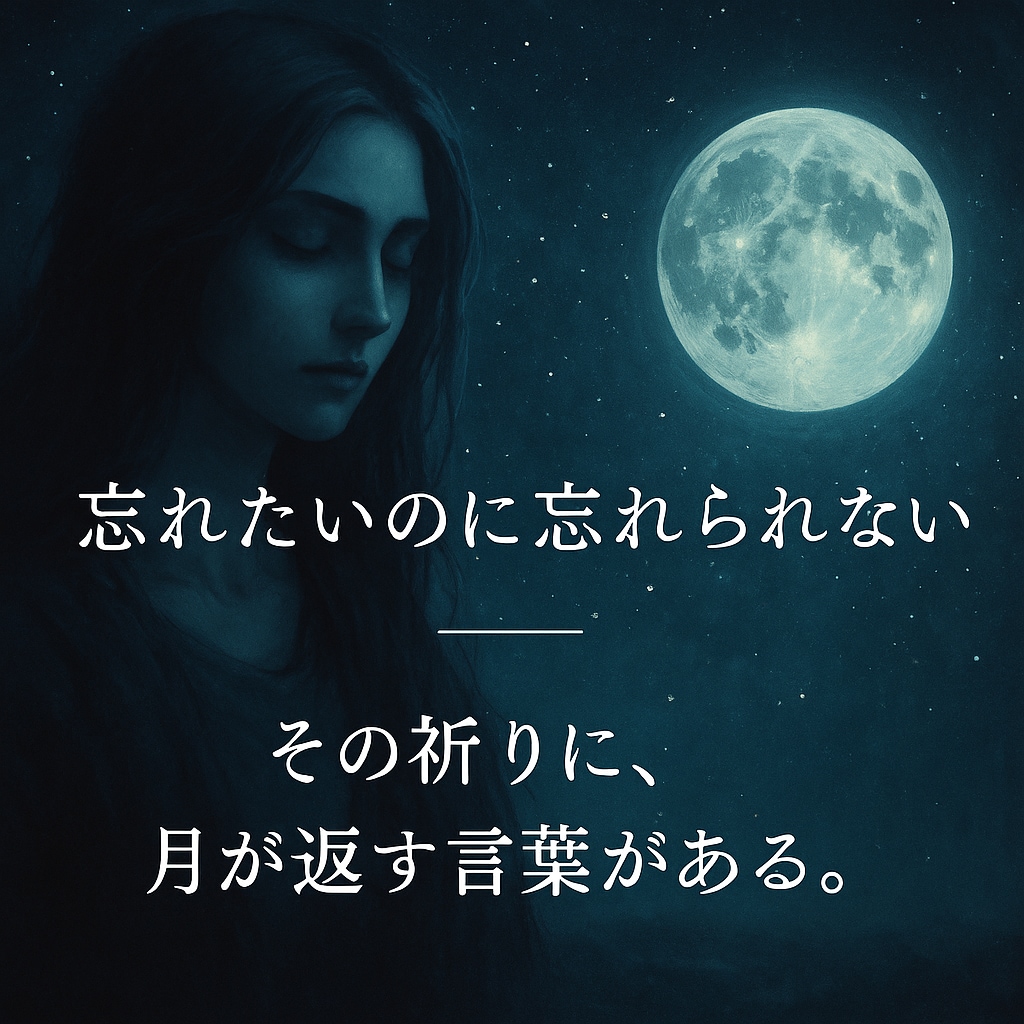 月の雫に、あなたの想いを映します 別れの余韻に寄り添う、復縁の祈り鑑定 イメージ1