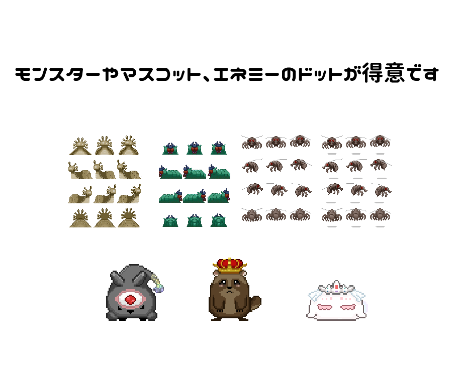 ドット絵制作します ツクールMV/MZ規格サイズの歩行ドット制作 イメージ4