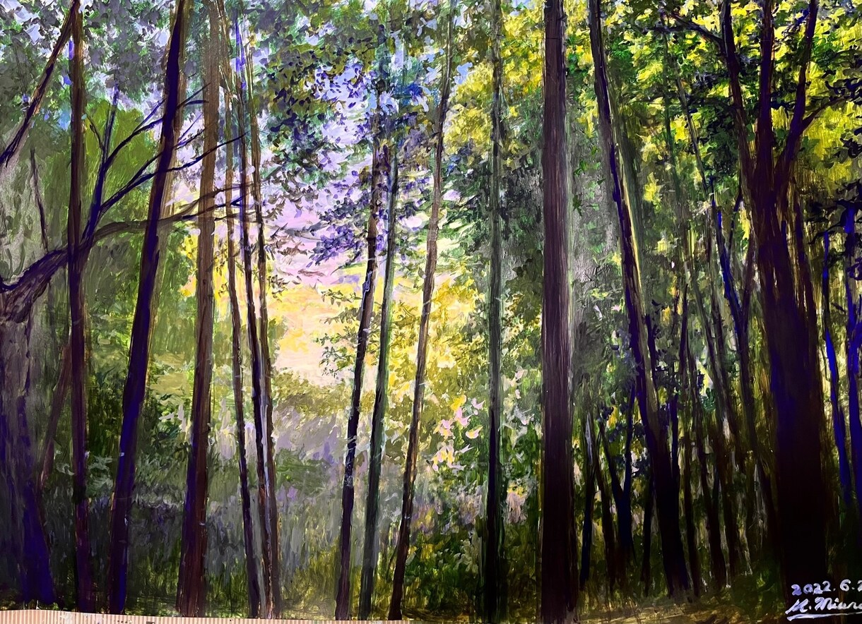 お部屋にちょっと絵を飾りたい方にお売り致します 中学生時代から50年以上絵を描いてます イメージ7