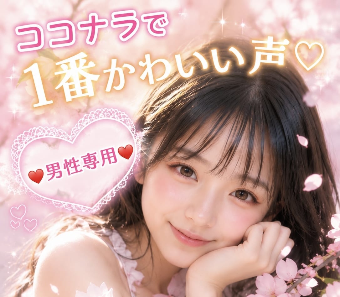 男性限定❣️どんな事でも親身にお話しお聞きします かわいい声と好評です♡なりきりトークＯＫ♡2人で楽しく話そ♡ イメージ2