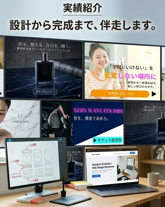 元教員が想いを形にするデザインを作ります １カ所修正も歓迎/HTMLCSS修正・制作 イメージ1