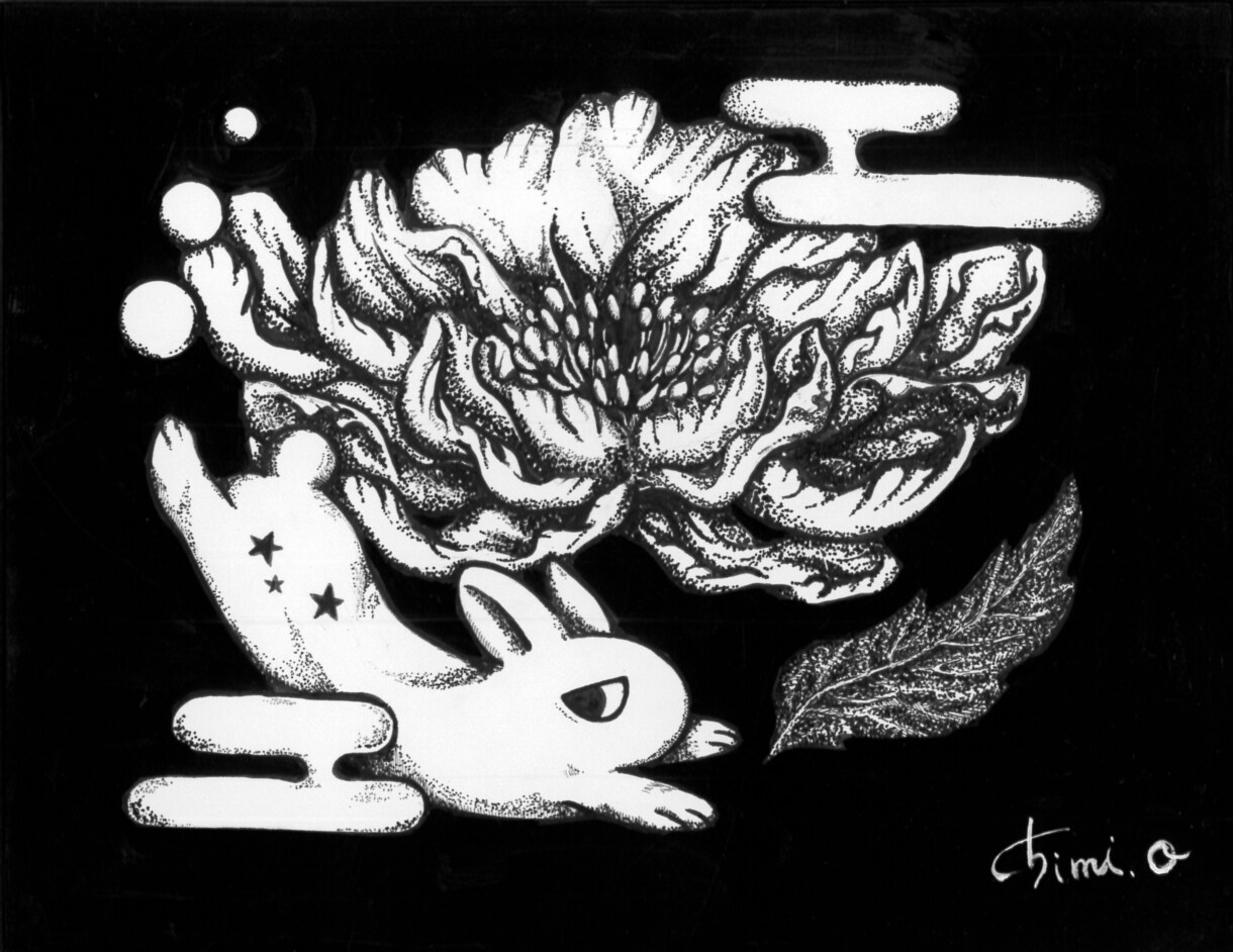 手書きでモノクロ・クールな一枚絵イラスト描きます CDやアイコンなどに使える一枚絵のイラストを描きます イメージ1