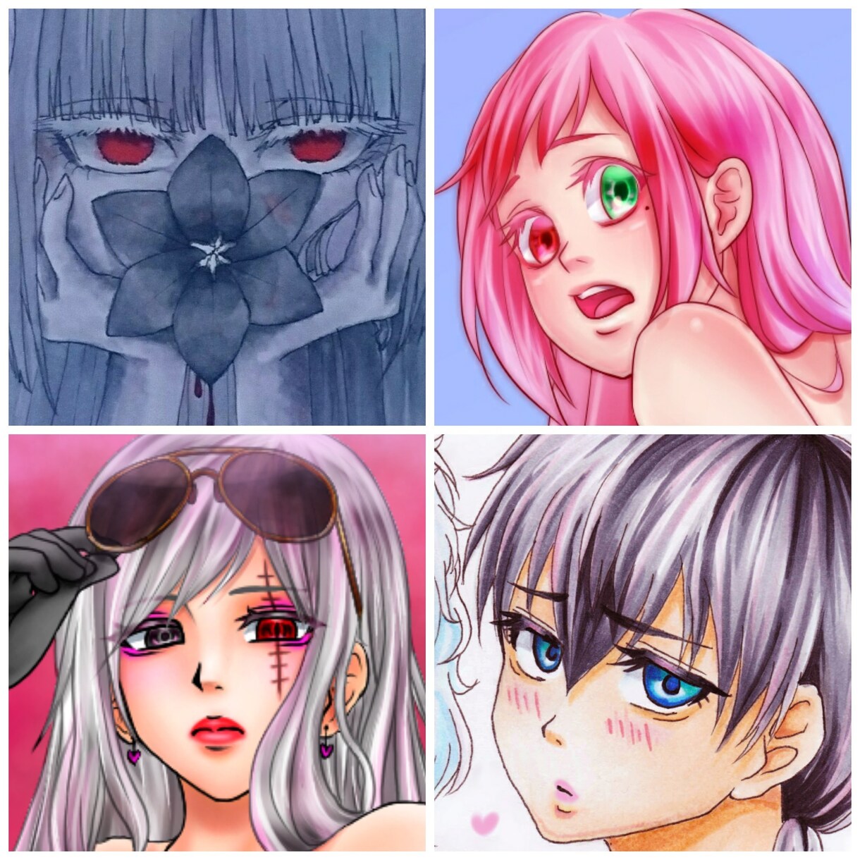 オリジナルキャラクターお描きします SNS用アイコンやヘッダー、ブログなどなど イメージ6