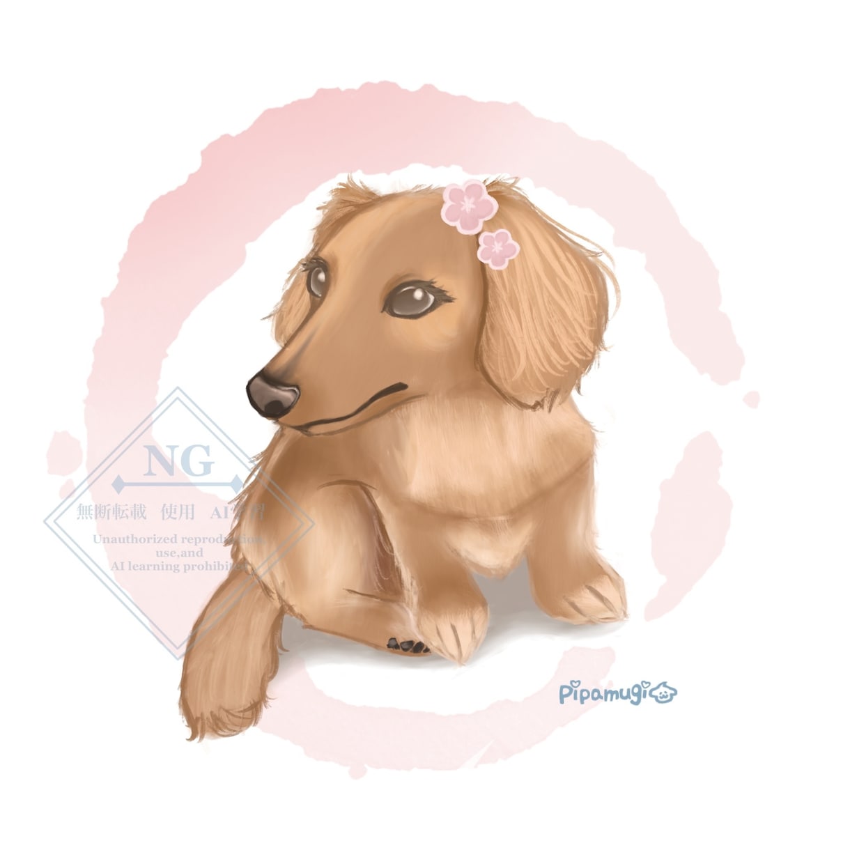 可愛い人物×動物(ペット)イラスト描きます いつでも会える、とっておきの一枚を。 イメージ1