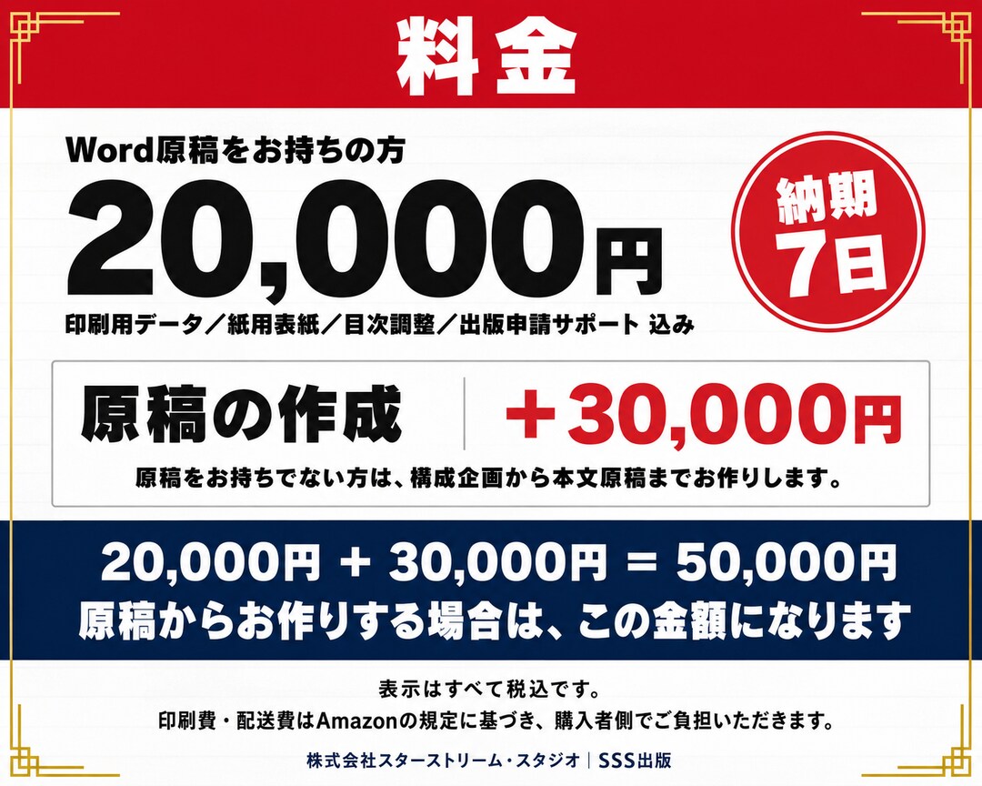 Kindle POD｜ペーパーバック化を代行します Kindleペーパーバック/POD/プリントオンデマンド対応 イメージ4