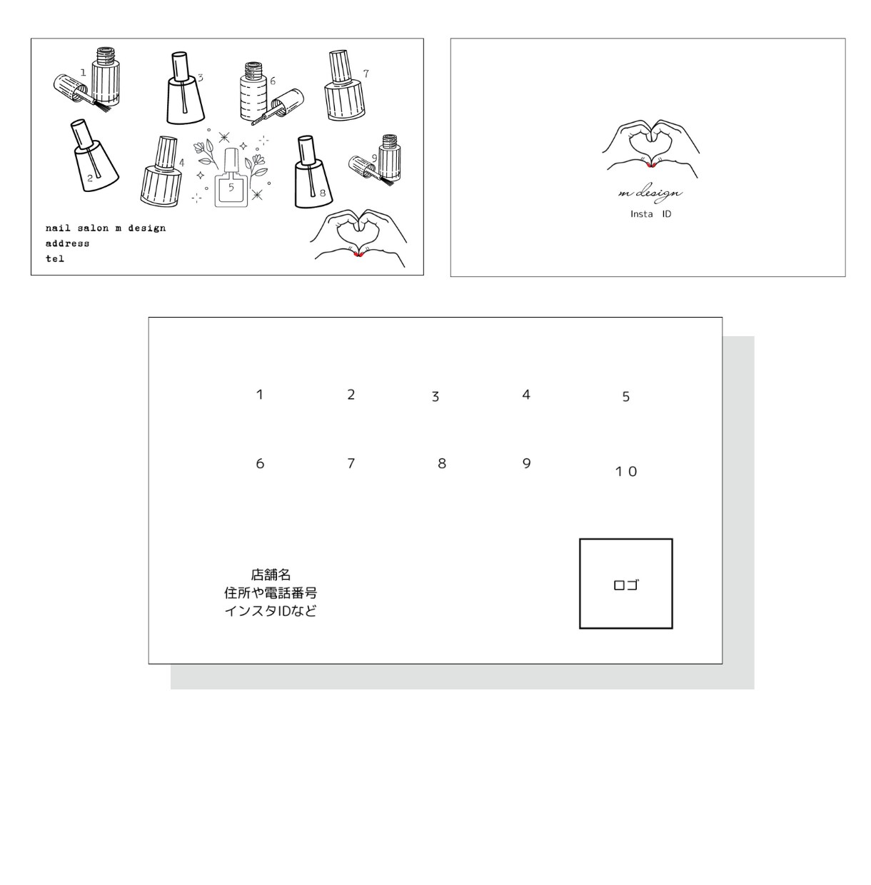 オリジナル名刺・カードを作成します 大人可愛い、でも個性も欲しい！そんな方にオススメです♪ イメージ6