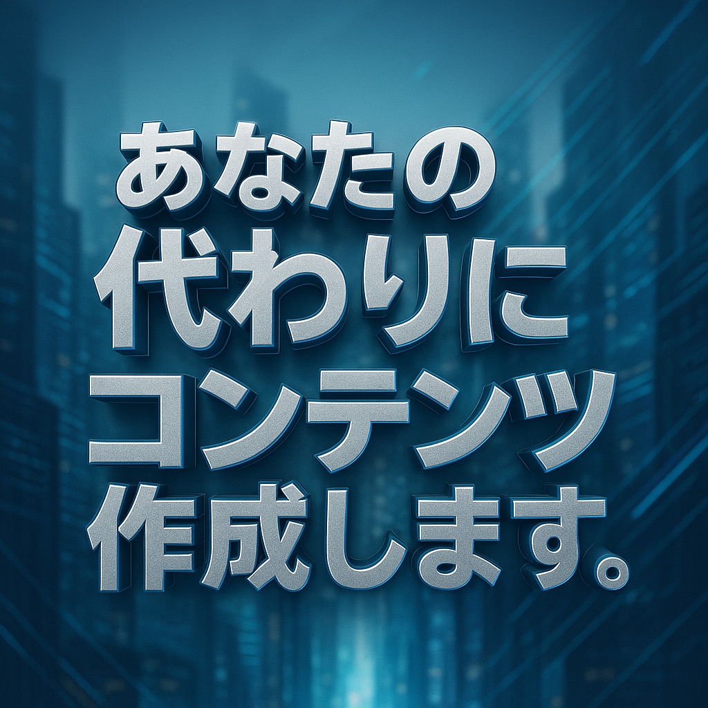 あなたの経験・知見と使って素敵なコンテンツ作ります 丸投げするだけで、あなたのコンテンツが出来上がります イメージ1