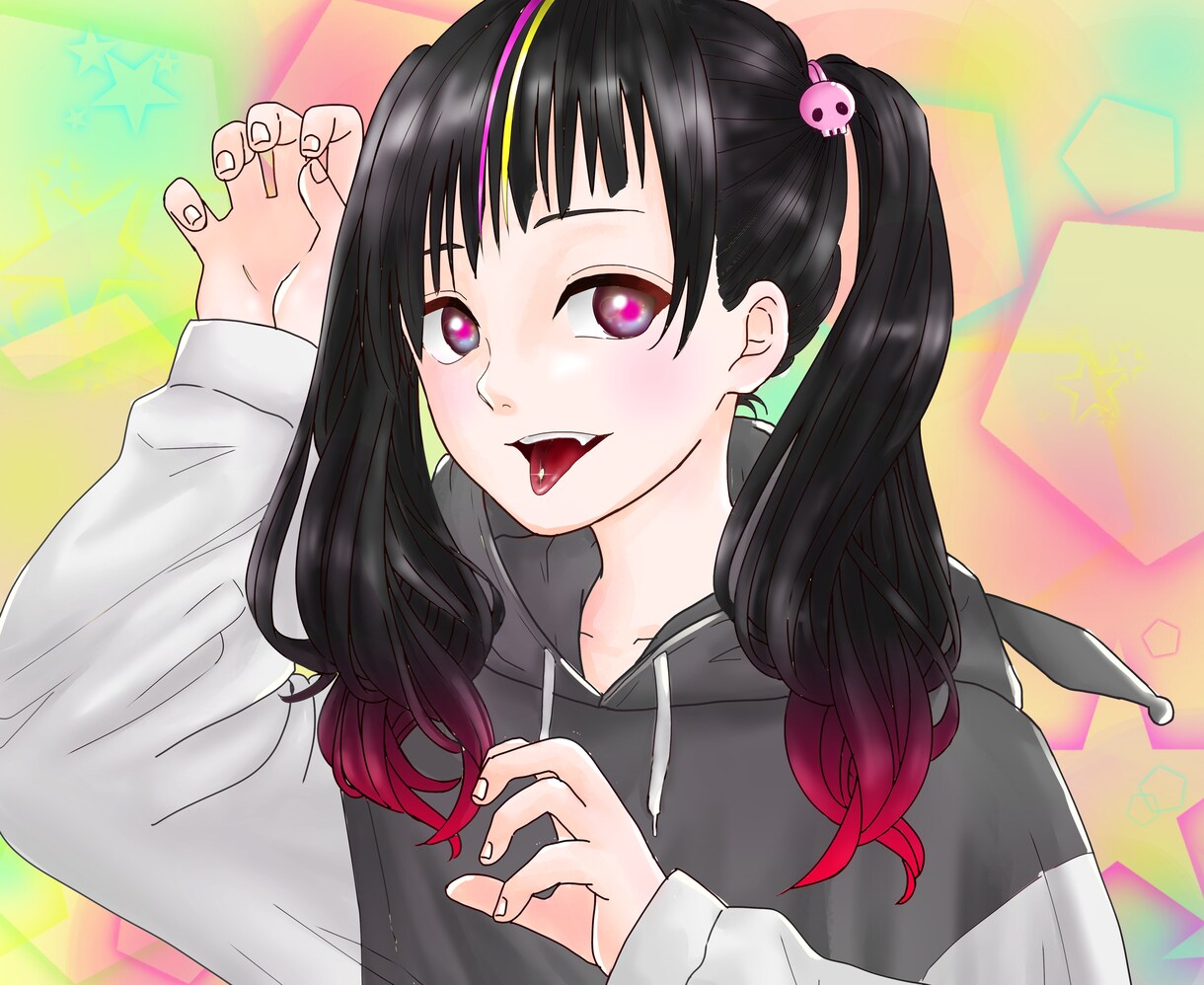 イラスト描きます 絵柄を気に入っていただけた方に全力を尽くして描きます イメージ1