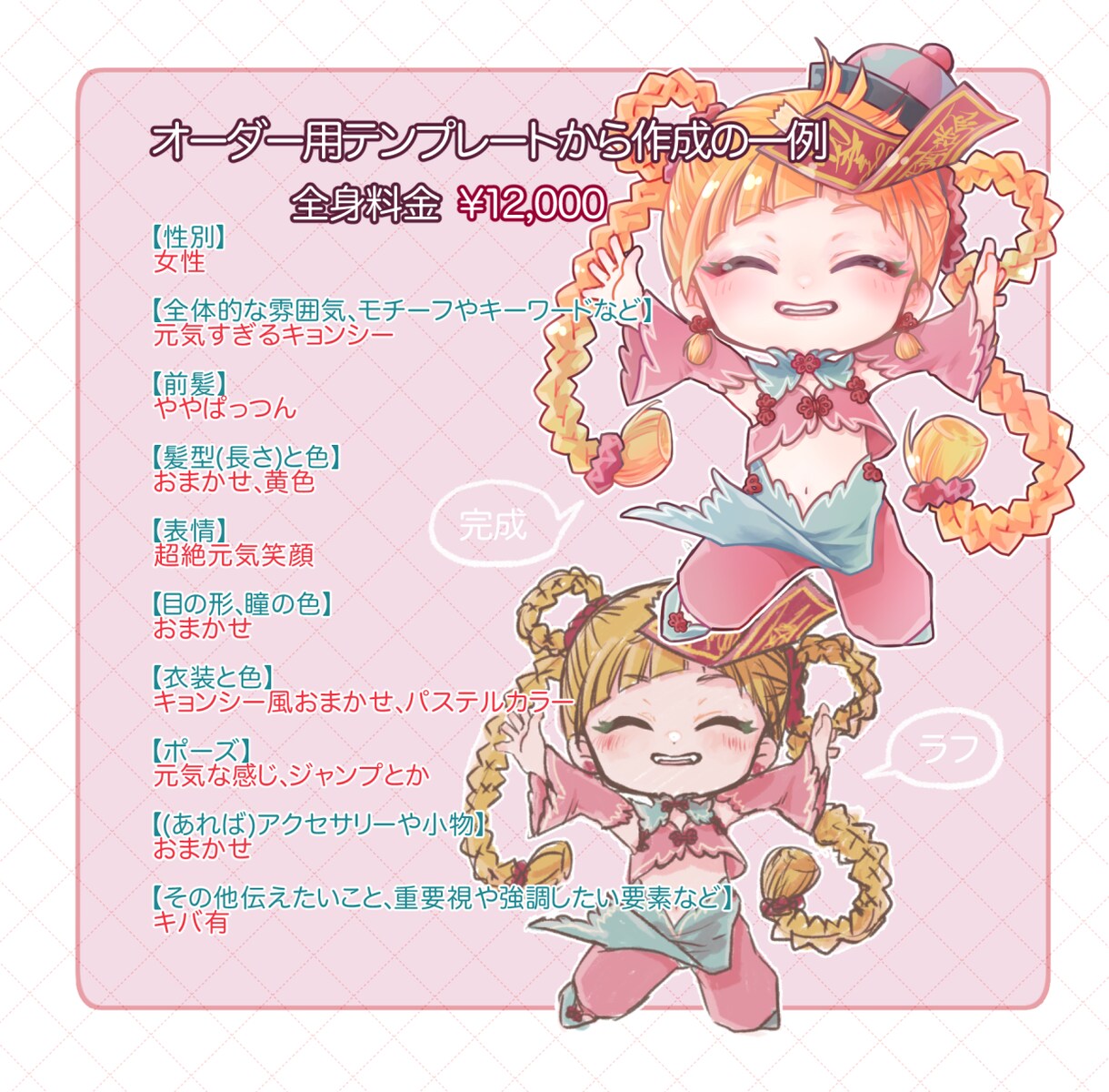 デフォルメキャラお描きします 可愛い女の子のイラストをお描きします イメージ4