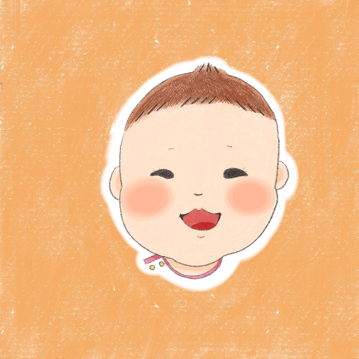 デジタル画　色鉛筆風　似顔絵作成します ◎やわらかくあたたかい雰囲気の似顔絵を作成します◎ イメージ2