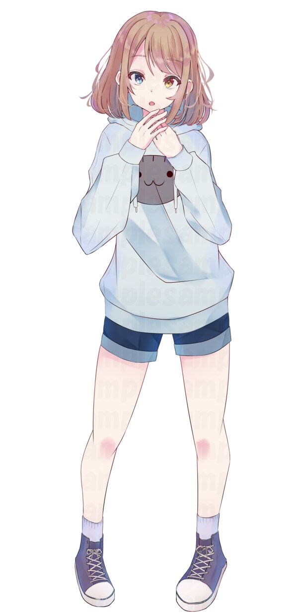Vtuber、TRPGなどの立ち絵をお描きします Vtuber、TRPG、IRIAMなどで使える立ち絵描きます イメージ2