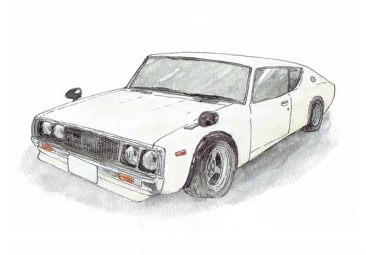 アナログ水彩画で乗り物イラスト制作します 【原画、スキャンデータどちらも納品可能】 イメージ5