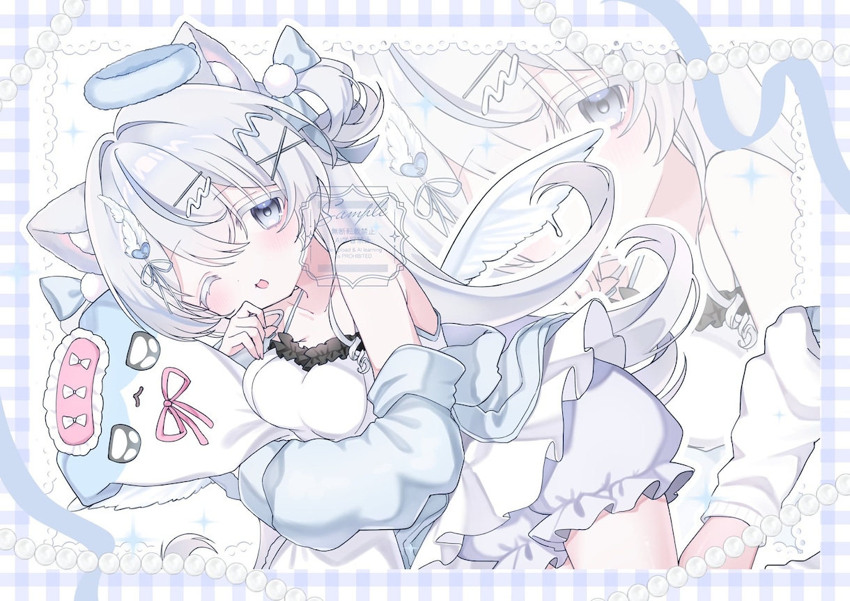 かわいいイラスト描きます かわいい雰囲気の女の子を描くのが得意です♡ イメージ7