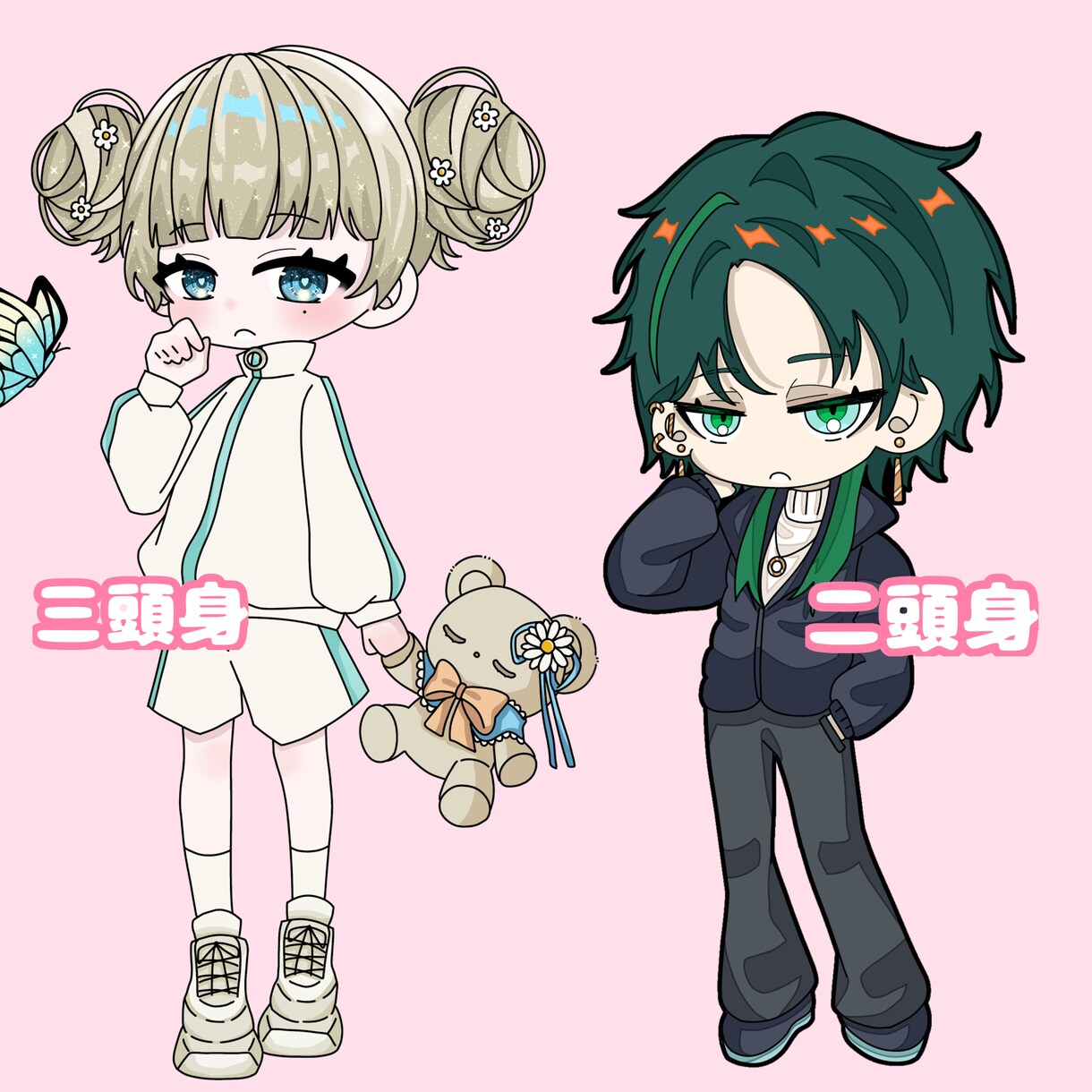 SDイラスト作成いたします かわいいSDキャラクターを作成いたします！ イメージ2