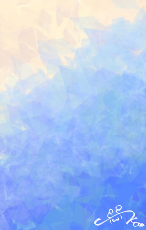 ホログラムのような背景をお描きします あなたの生活に、ぼんやりと彩りのあるイラストを。 イメージ1