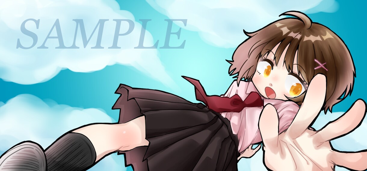 かわいいSNSのアイコン･ヘッダーお描きします 自分だけのアイコンやヘッダー、イラストが欲しい方にオススメ！ イメージ4