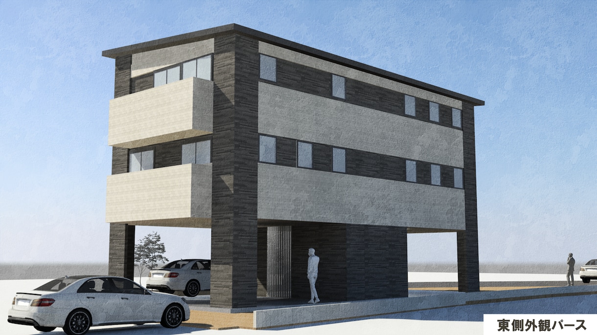 色味やデザインの検討に使えるパースを作成します 建物や内装をリアルで見やすくできる限り再現 イメージ5