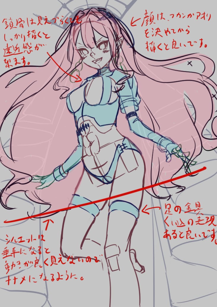 あなたのイラストのアドバイス、簡易添削をいたします 完成したイラストや、描き途中のラフがまで見ます！ イメージ2