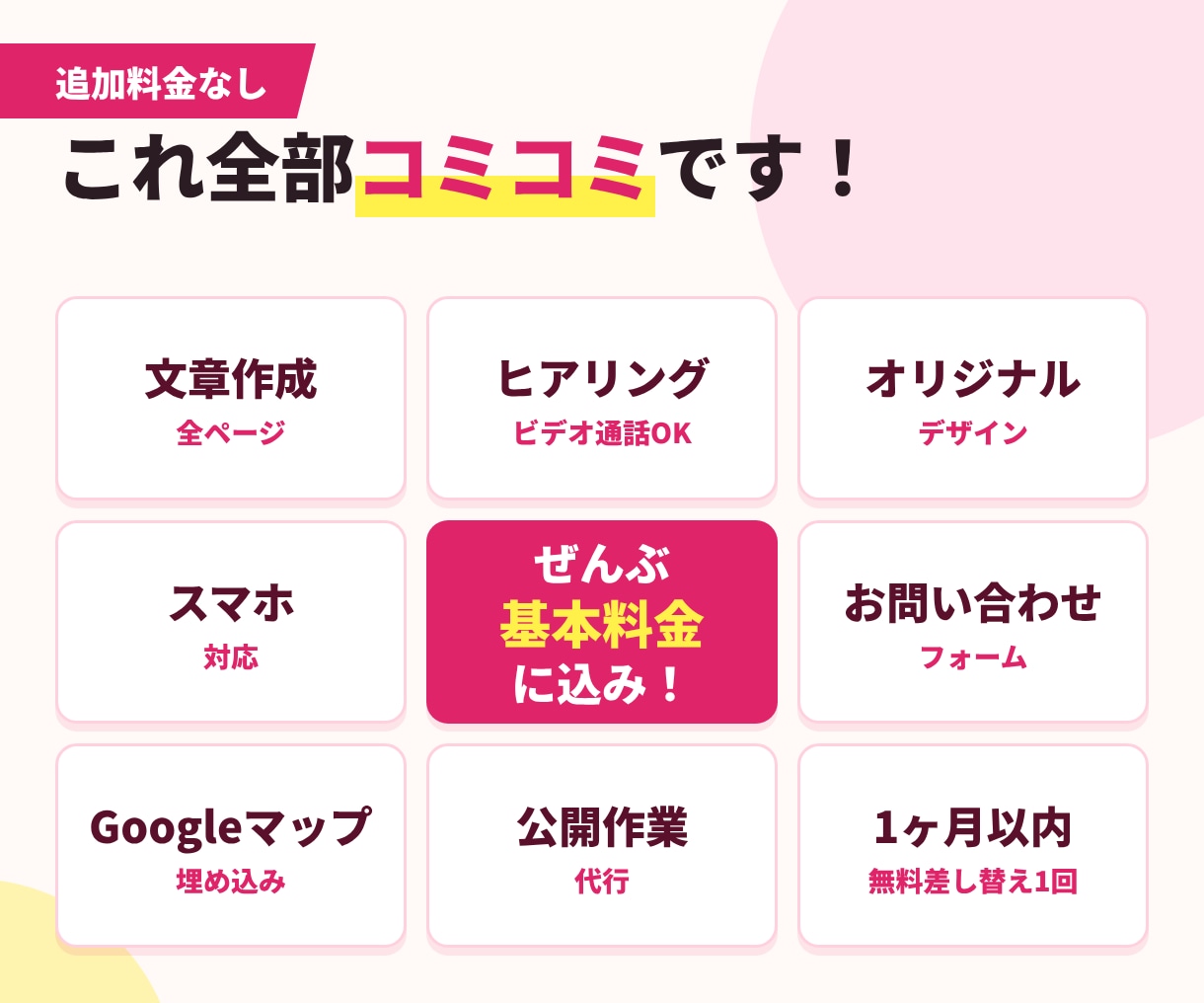 文章作成込み！想いが伝わるサロンHPを作ります 営業20年の聞く力で、文章作成込み｜3ページ構成 イメージ2