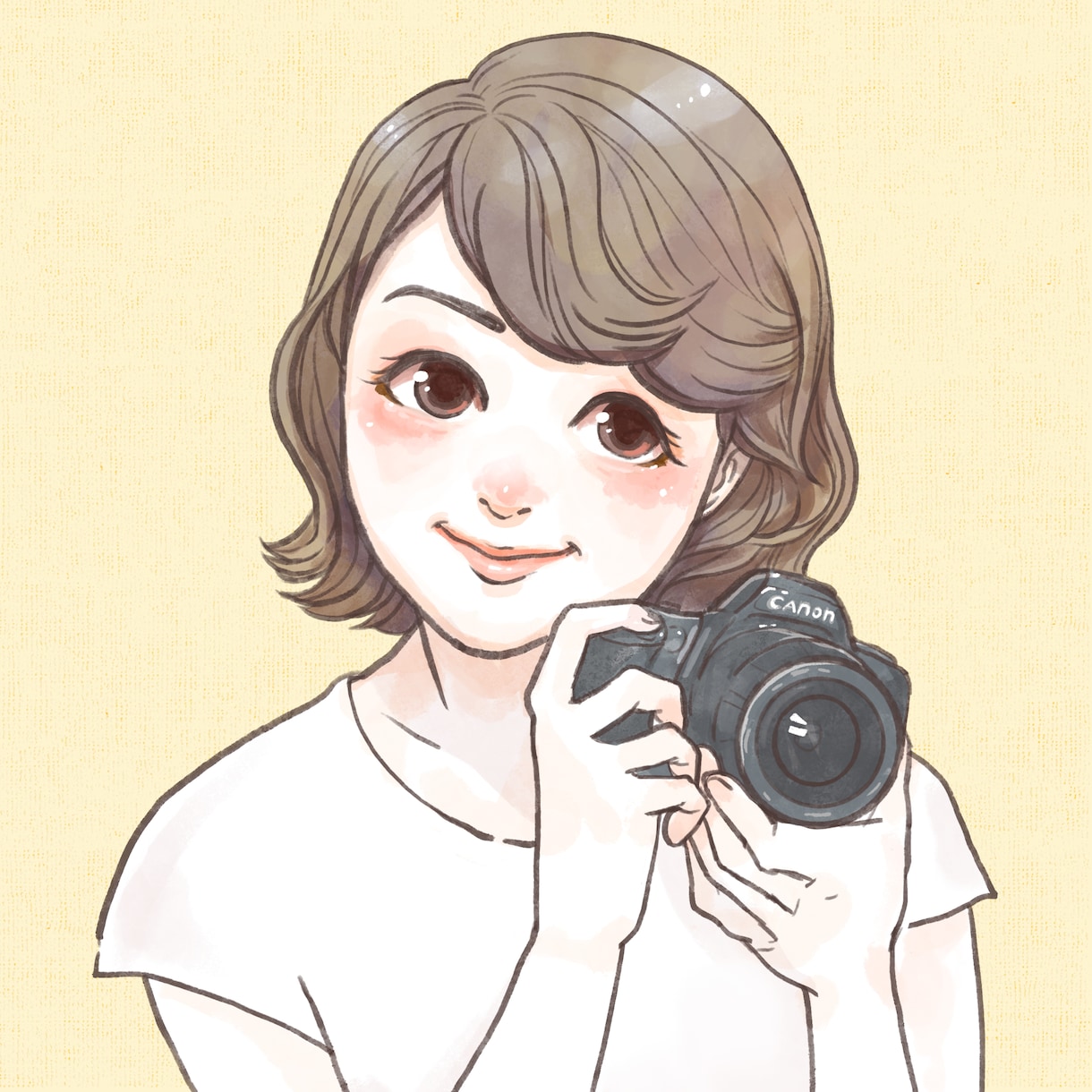 プレゼントやSNSアイコンに使える似顔絵を描きます 優しいタッチで雰囲気のあるイラスト♪ イメージ2