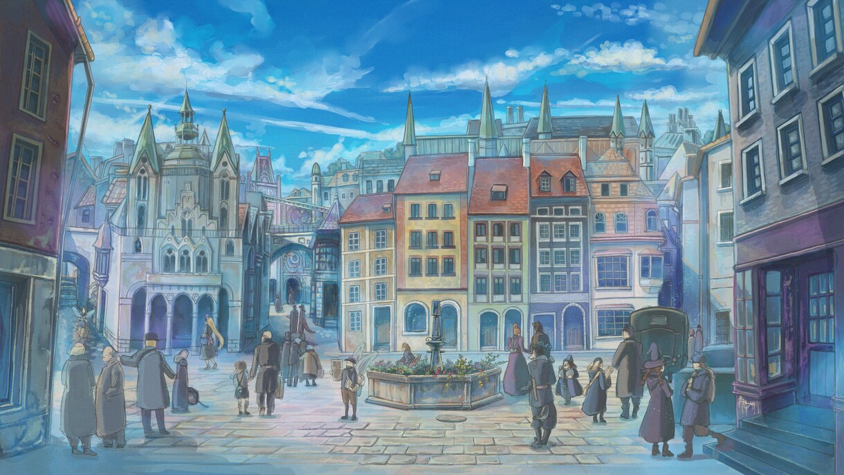 ファンタジー背景画魔法の世界観を描きます 絵本や動画の背景画、夢の光景の具現化などにご利用ください イメージ10