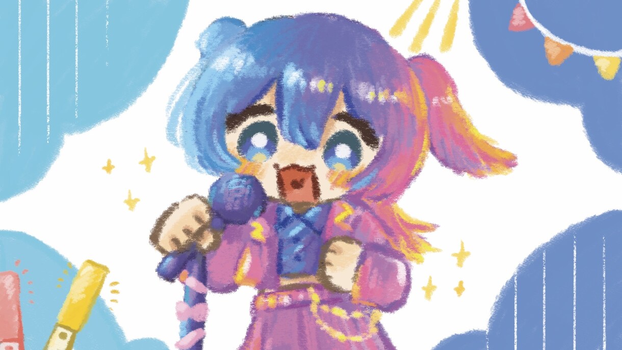 クレヨンのようなやさしいアイコンを描きます あたたかくカラフルな雰囲気を描きます イメージ7