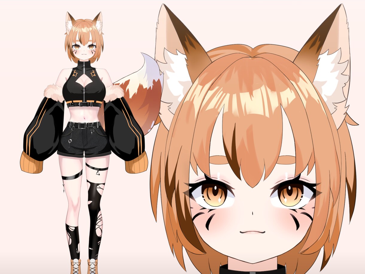 ふわっふわに動くVTuberモデルを提供します キャラデザ～モデリングまで！徹底サポートします‼️ イメージ5
