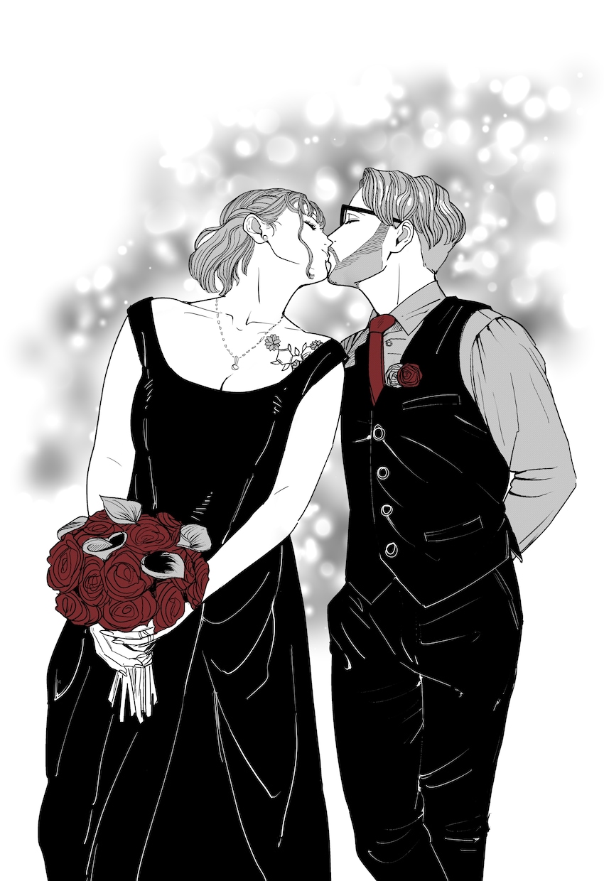 漫画タッチの似顔絵を作成いたします ほんわかかわいい漫画の様なイラスト イメージ1