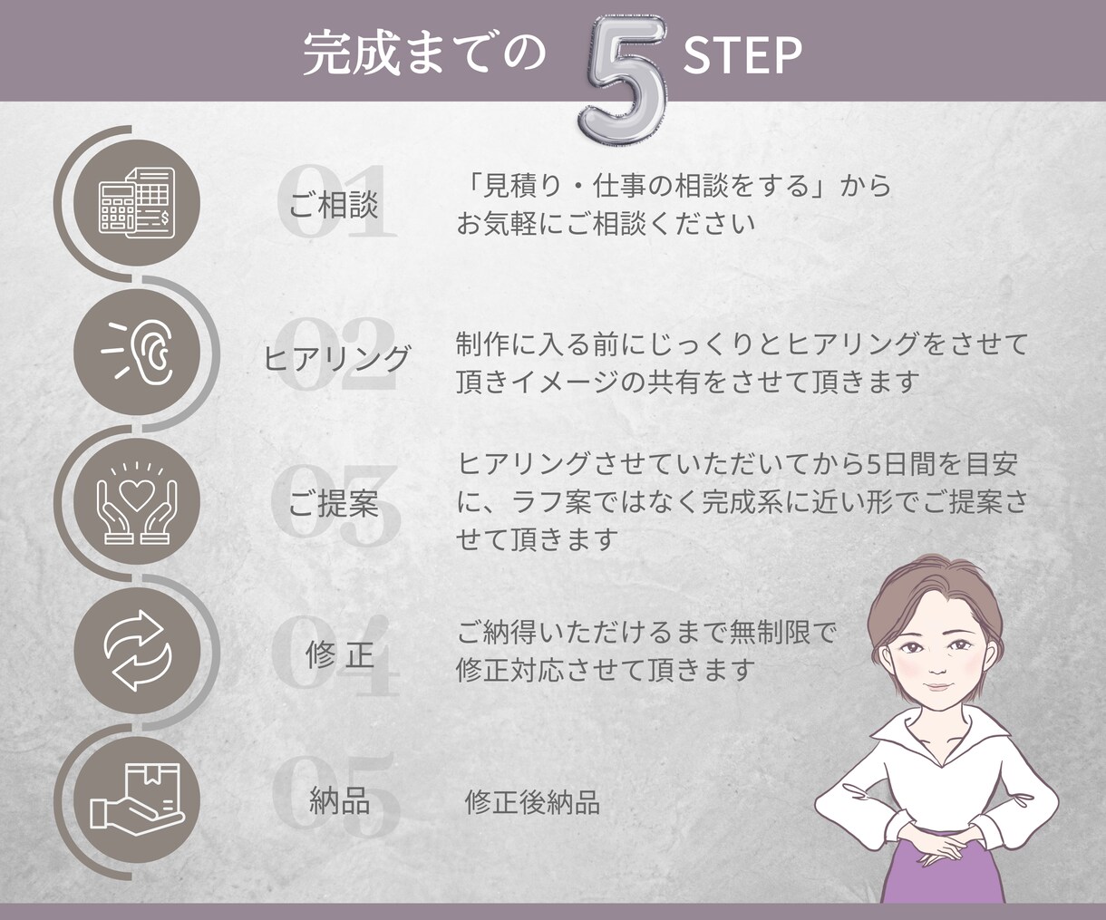 理念・想い・伝えたい印象を込めたロゴデザインします これから起業・開業を考えている人をデザインで応援します！ イメージ4