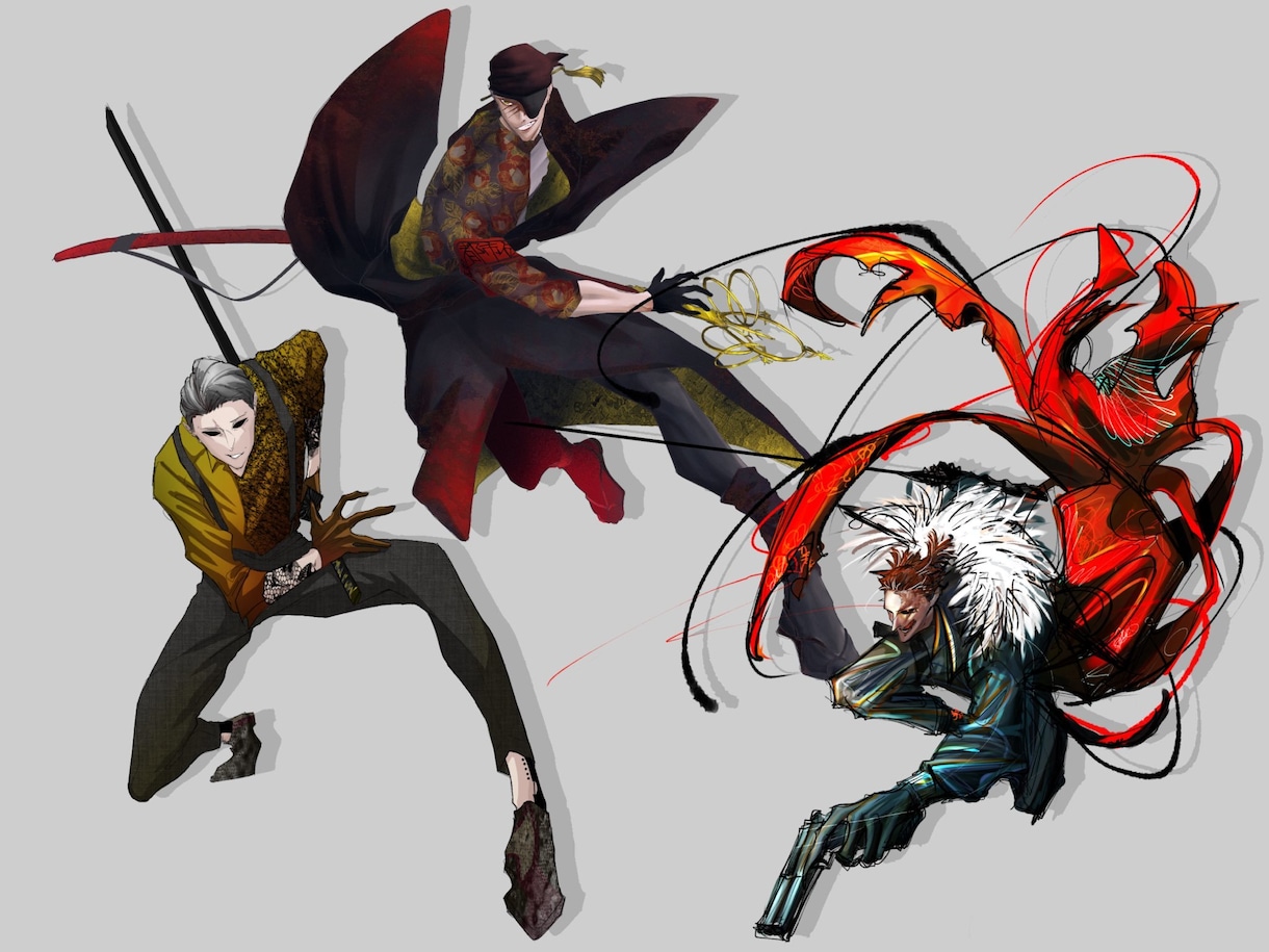 性癖な男性TRPGキャラや貴方だけのキャラ描きます 貴方のすき！を詰め込んで思い入れのあるキャラを… イメージ2