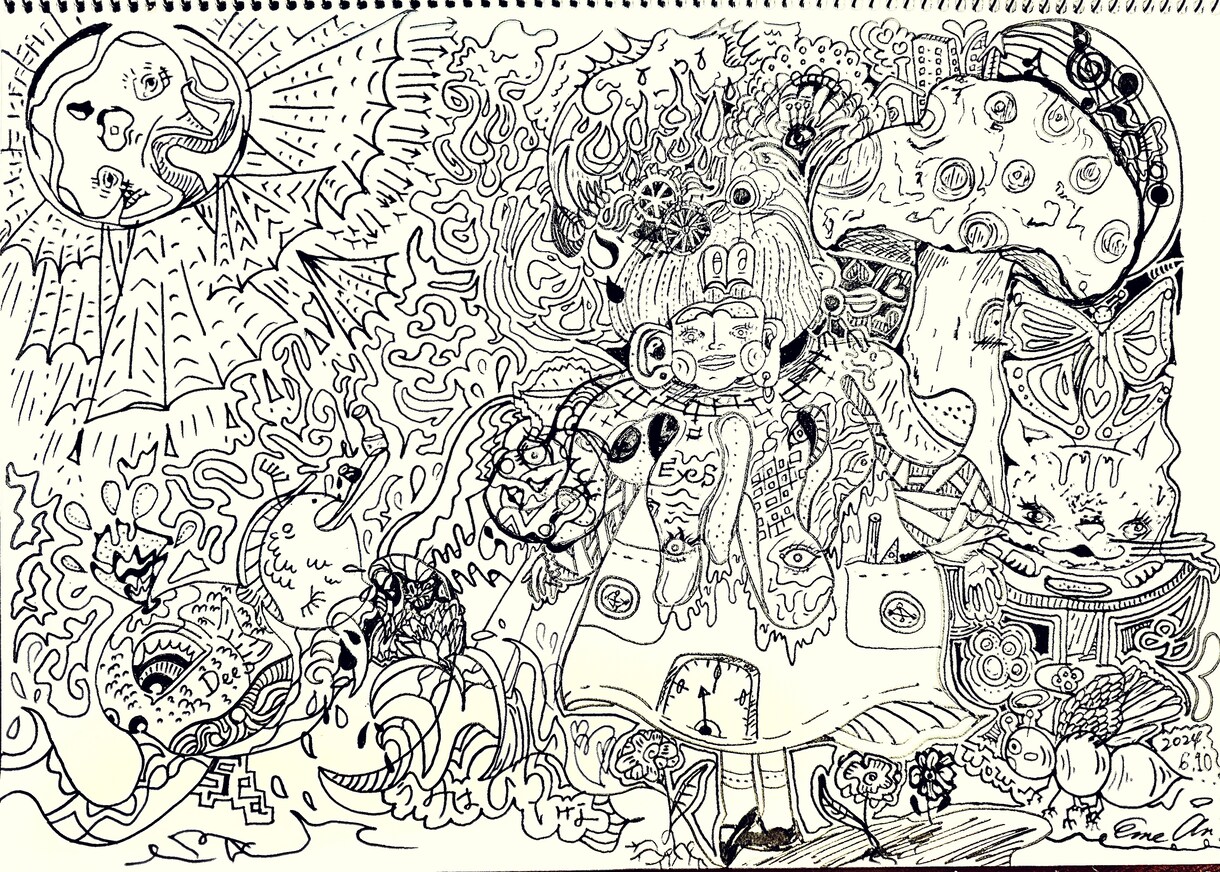 CDジャケット、ロゴイラスト絵画を作成致しますます アーティスティックな絵画や、コミック調イラストが得意です。 イメージ6