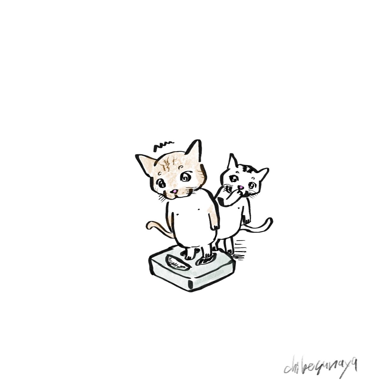 ほっこりする動物イラストをお届けします お写真などからご要望に合わせて制作させていただきます イメージ5