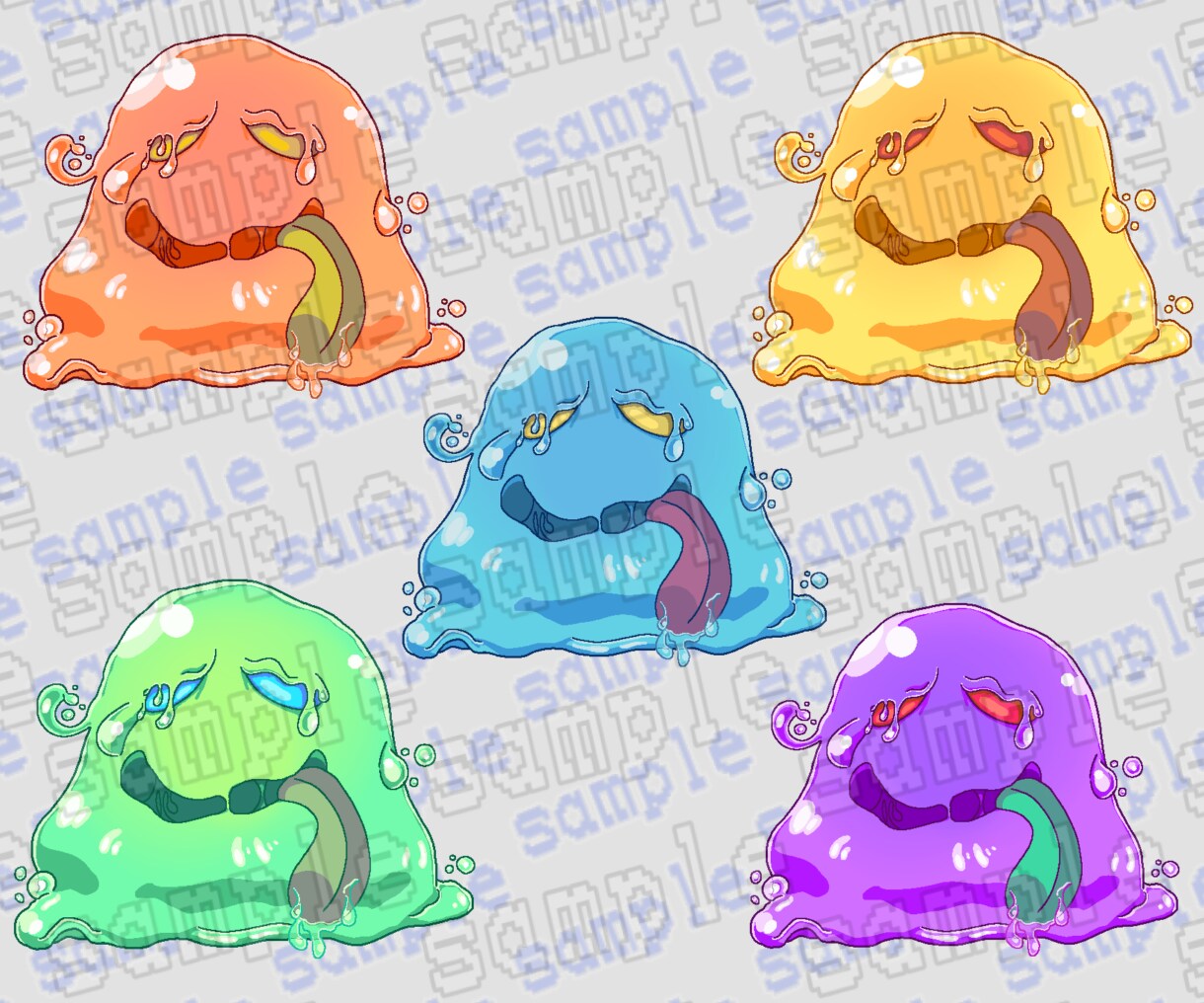 フリーゲームに使えるモンスターの立ち絵を売ります シンプルでゲームでの使いやすさを重視した立ち絵です イメージ1