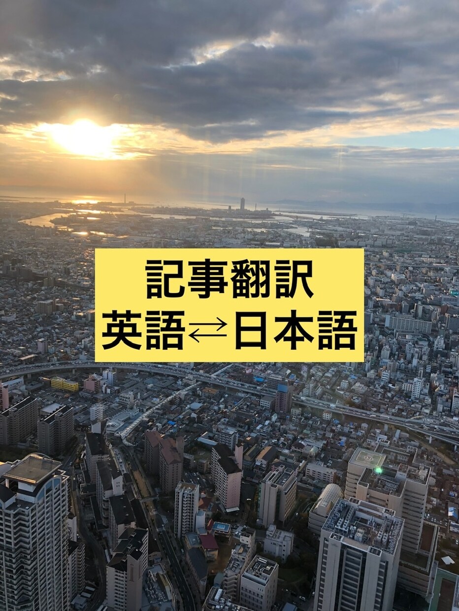 記事の英訳・和訳致します 現役ビジネスマンがフォーマルな翻訳文を作成します。 イメージ1