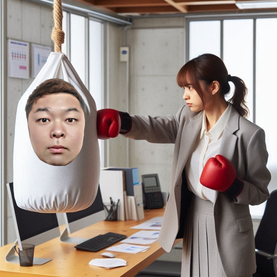 あの上司に殴りたいぐらいイライラする！お話聞きます ■そのイライラをサンドバッグを殴るようぶつけてください！ イメージ1