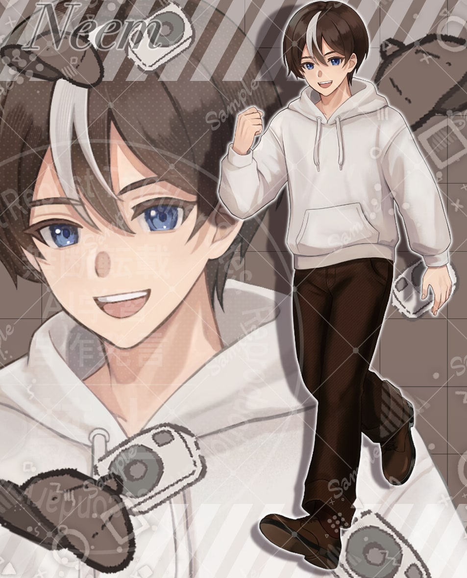 スピード納品！かわいい手描き立ち絵キャラ制作します 【5名様限定価格】商用利用可、TRPG、配信向けイラスト イメージ5