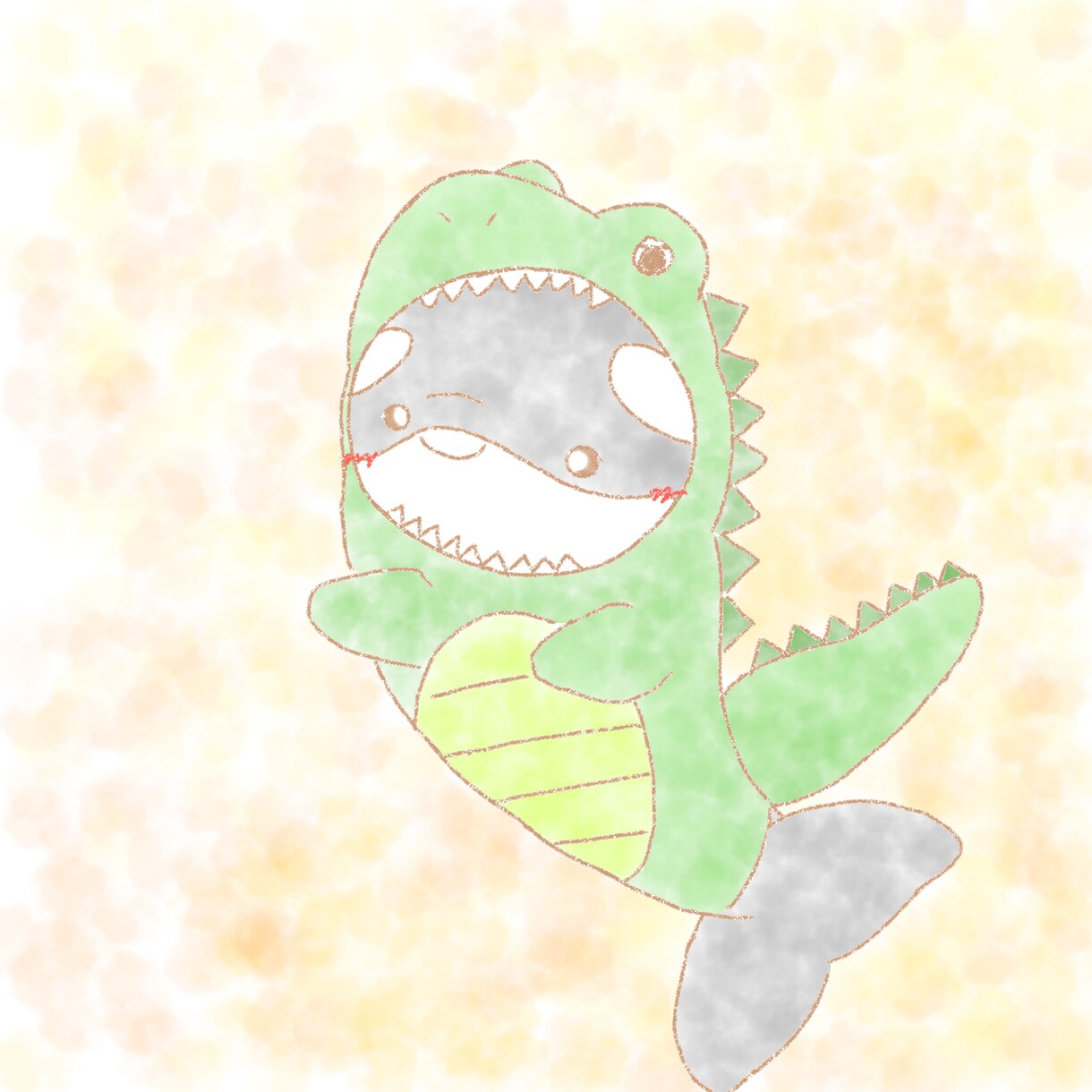 ゆるふわな海の生き物のイラスト・アイコンを描きます 海の生き物好き必見のゆるふわなイルカやシャチ達をあなたに！ イメージ3