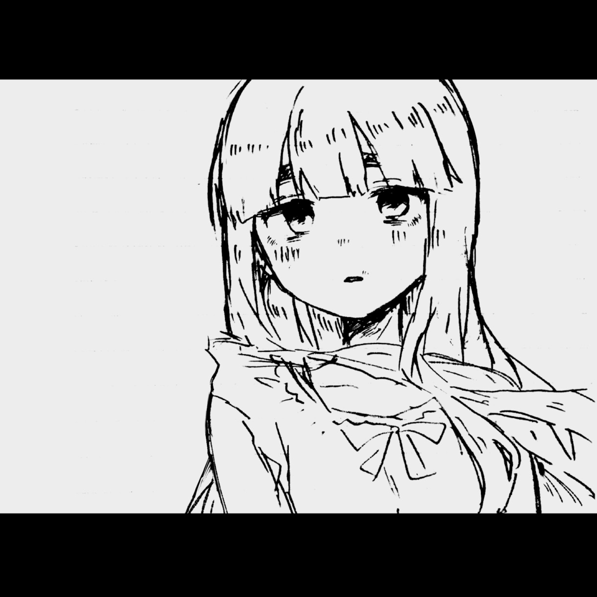 病みテイストの女の子描きます 病みかわいい女の子・SNS用アイコンなど