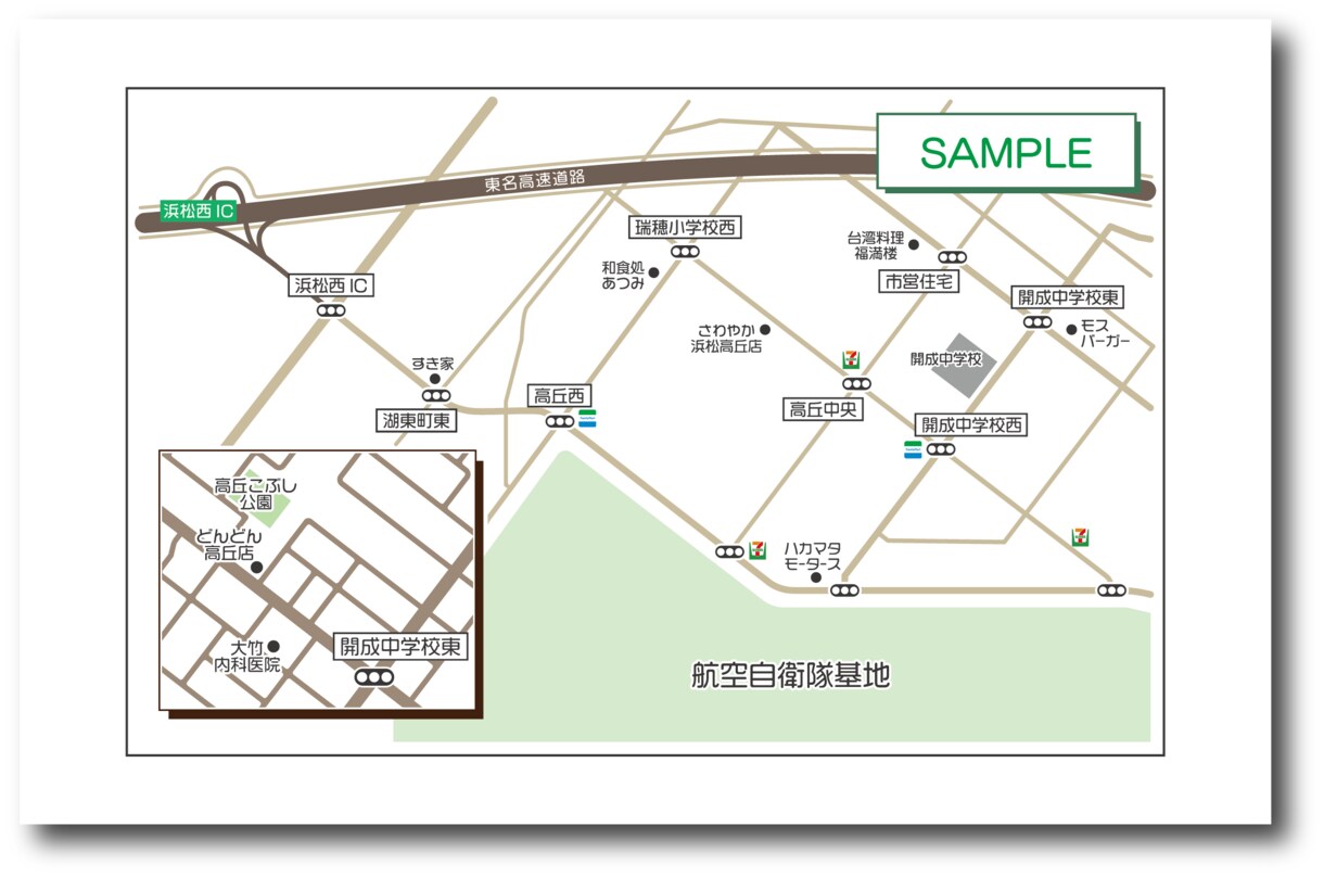 きれいで見やすい地図作成します 女性デザイナーならではの地図を作成します イメージ4