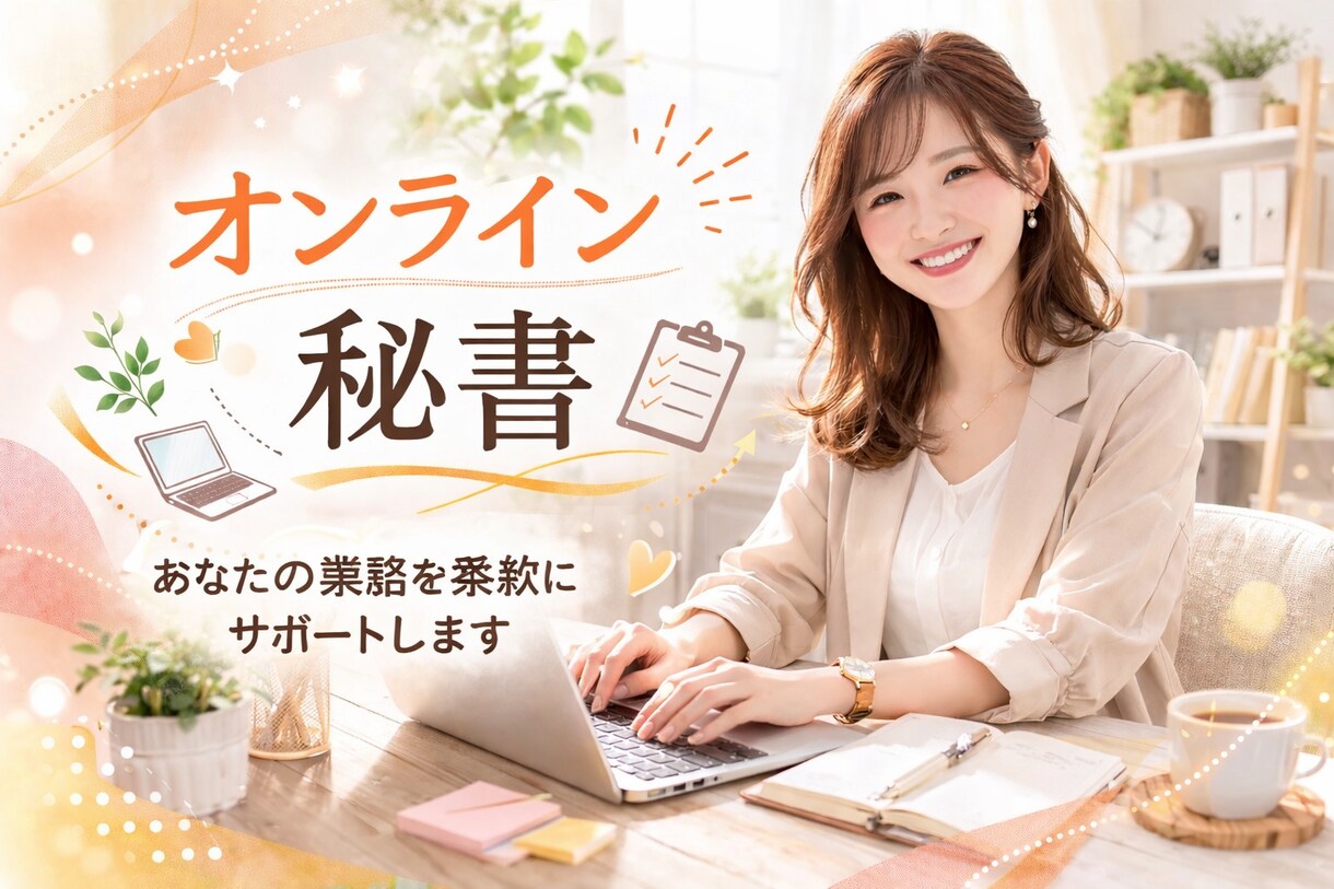 お困りの作業をまるっと柔軟にサポートします 面倒なリサーチや資料作成はお任せ。あなたの時間を増やします イメージ1