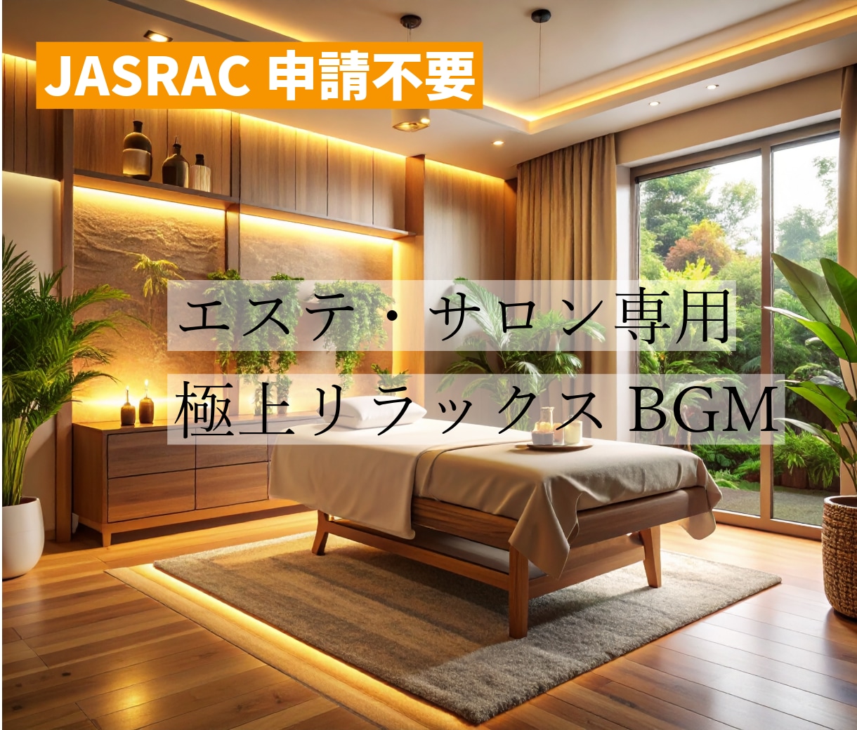 商用OK！エステ専用癒やしBGM10曲提供します JASRAC申請不要！商用利用可能な高品質リラックス音源です イメージ1
